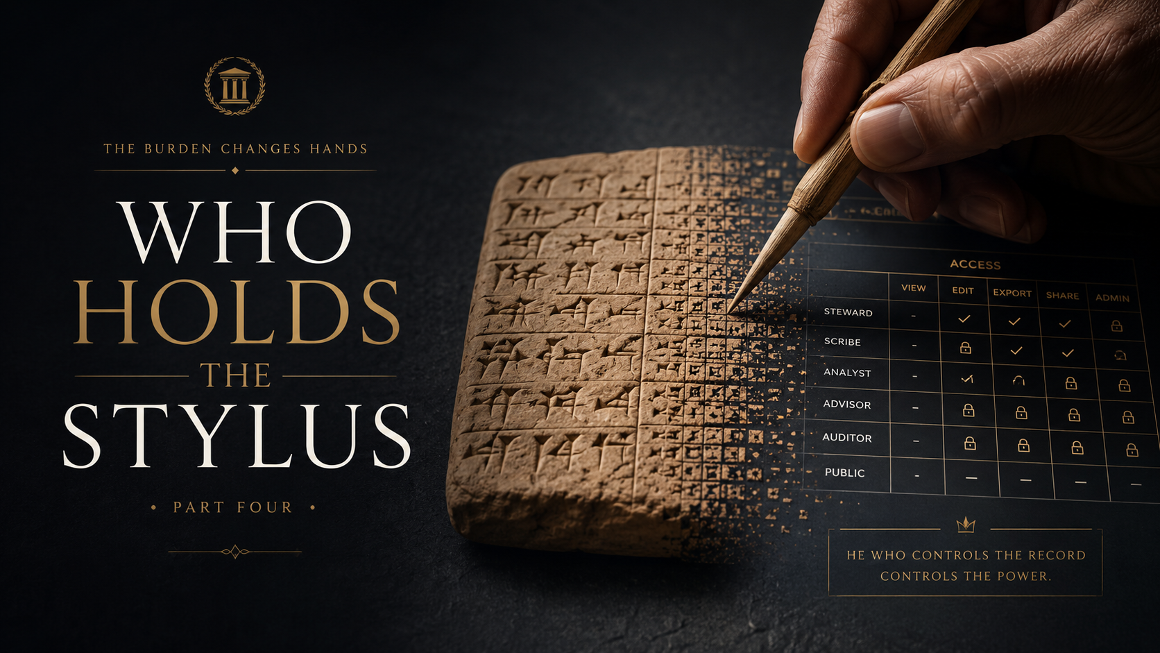 Cover image for Who Holds the Stylus