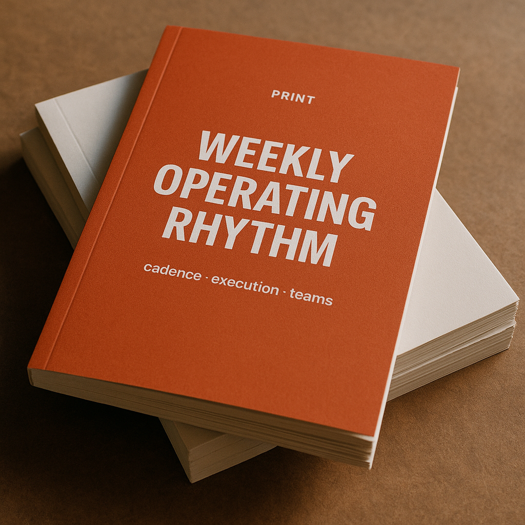Weekly Operating Rhythm